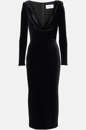 ALEX PERRY Velvet corset dress