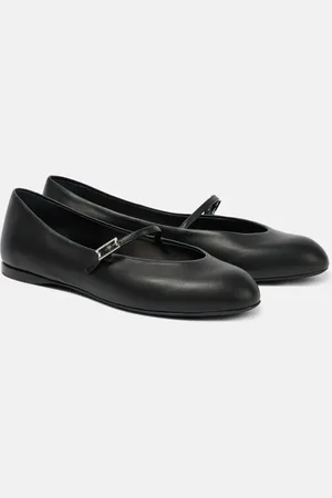 Max Mara Leather Mary Jane ballet flats