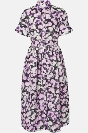 Erdem Floral shirt dress
