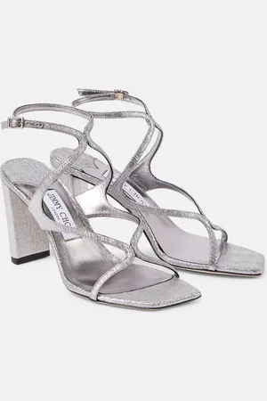 Jimmy Choo Azie 85 metallic leather sandals