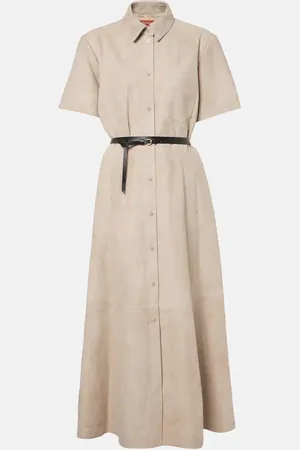 Altuzarra Kiera suede midi dress