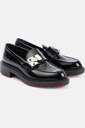 Christian Louboutin Urban Moc Lock leather loafers
