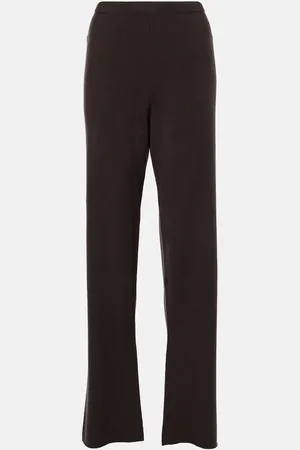 EXTREME CASHMERE NÂ°320 Rush cashmere-blend straight pants