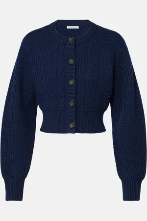EMILIA WICKSTEAD Albert cropped wool cardigan