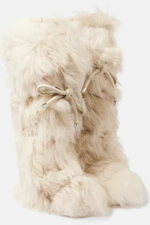 Moncler Gaia shearling snow boots