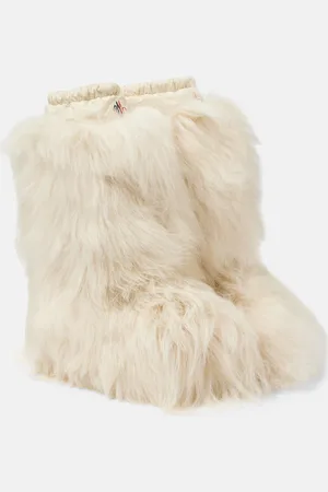 Moncler Gaia shearling snow boots