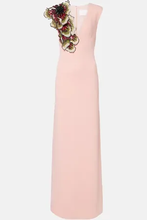 Costarellos CrÃªpe gown
