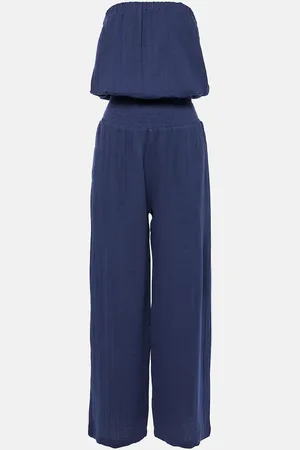 Melissa Odabash Strapless cotton jumpsuit