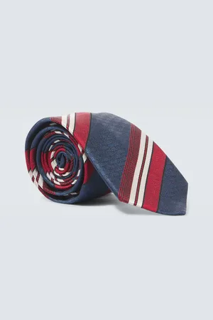 VALENTINO GARAVANI Valentie striped silk jacquard tie