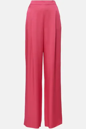 Max Mara Ieti satin wide-leg pants