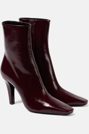 Saint Laurent Jill 95 leather ankle boots