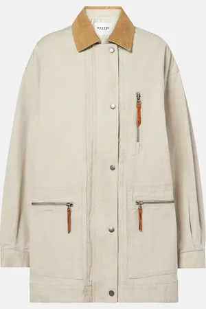 Marant Etoile Kimeliaga corduroy-trimmed jacket