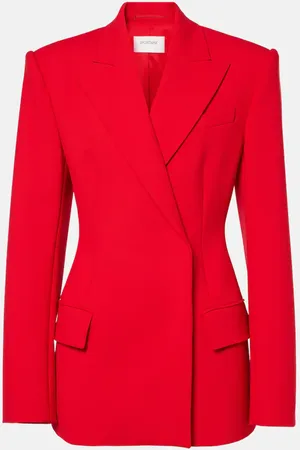 Sportmax Arco wool-blend canvas blazer