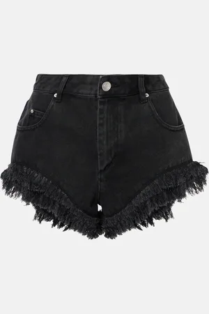Isabel Marant Eneidao fringed denim shorts