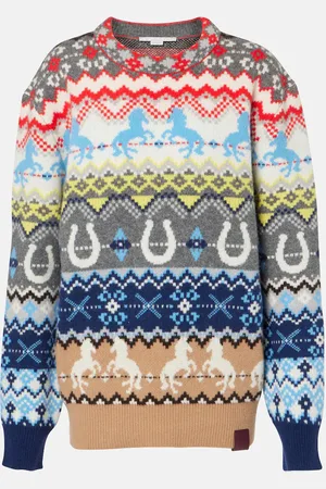 Stella McCartney Fair Isle intarsia wool sweater