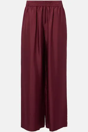 Lisa Yang Silk satin wide-leg pants