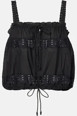 ULLA JOHNSON Marisol cotton crochet top
