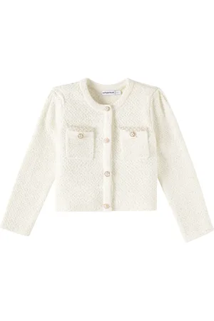Self-Portrait Sequined cotton-blend cardigan