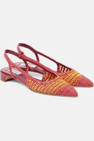 GABRIELA HEARST Perro leather slingback flats