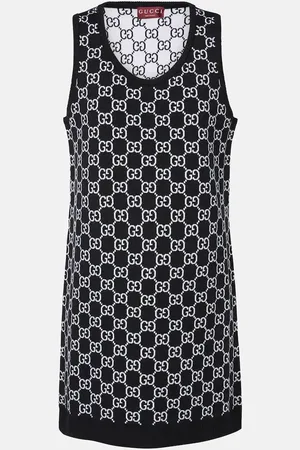 Gucci GG wool-blend jacquard minidress