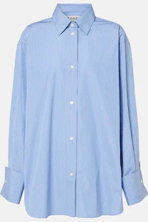 Rohe RÃ³he Oversized striped cotton top