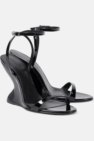 MAGDA BUTRYM 105 patent leather wedge sandals