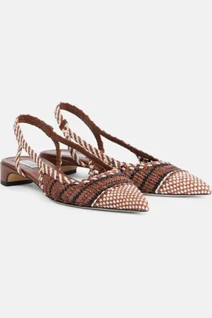 GABRIELA HEARST Perro braided leather slingback pumps