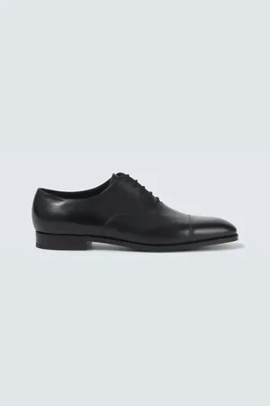 JOHN LOBB City leather Derby shoes
