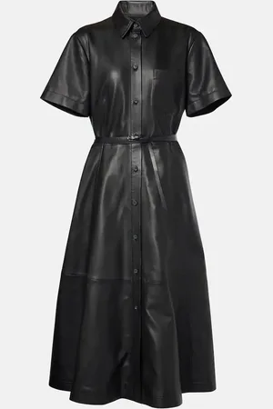 Altuzarra Kiera leather shirt dress