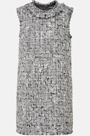 Dolce & Gabbana Tweed lamÃ© minidress