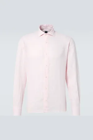 FEDELI Linen Oxford shirt