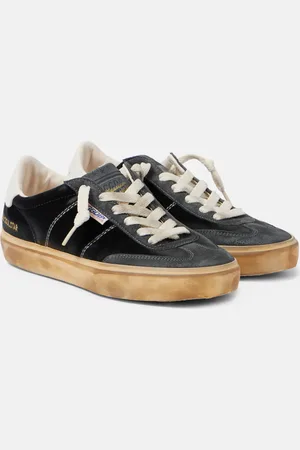 Golden Goose Soul Star suede-trimmed velvet sneakers