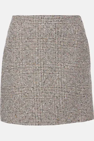 Blazé Milano BlazÃ© Milano Coci linen-blend miniskirt