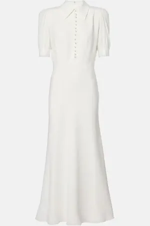 Alessandra Rich Satin midi dress
