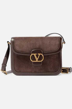 VALENTINO GARAVANI 9to5 Medium suede shoulder bag