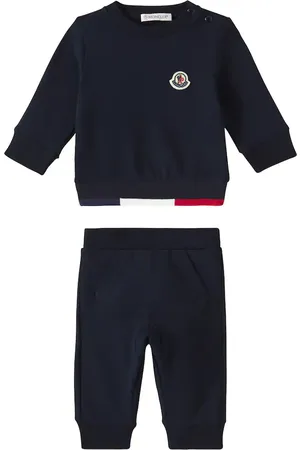 Moncler Baby cotton-blend sweatshirt and sweatpants set