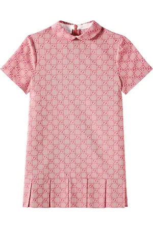 Gucci GG cotton twill polo dress