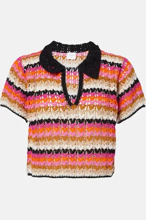 ANNA KOSTUROVA Summer cotton polo shirt