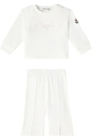 Moncler Baby cotton-blend sweatshirt and sweatpants set