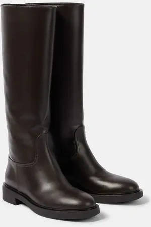 Gianvito Rossi Ascott leather knee-high boots