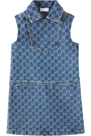 Gucci GG denim jacquard dress