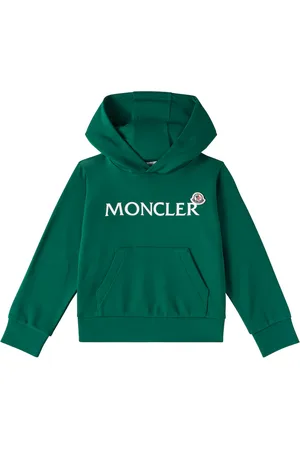 Moncler Logo cotton fleece hoodie