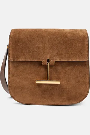 Tom Ford Tara Mini leather and suede crossbody bag