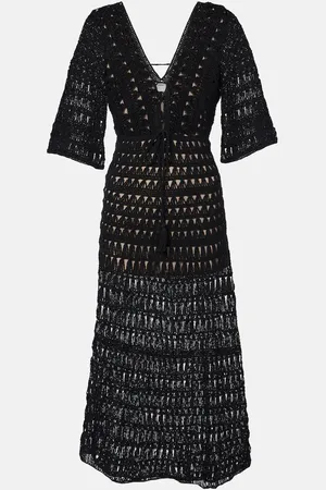 ANNA KOSTUROVA Marissa cotton crochet maxi dress