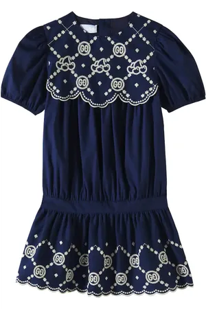 Gucci Cotton-blend poplin dress