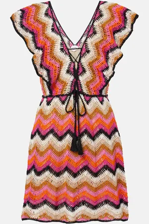 ANNA KOSTUROVA Melissa cotton crochet minidress