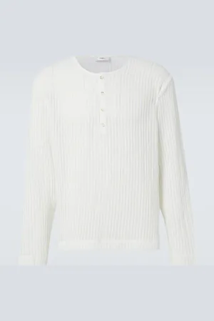 COMMAS Striped Henley shirt