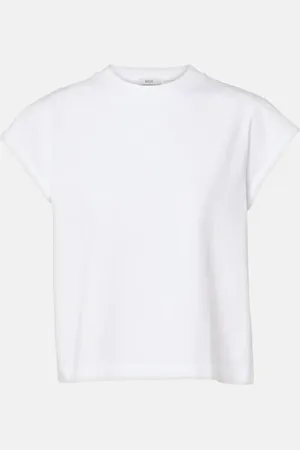 AGOLDE Bryce cotton jersey top