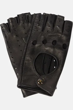 VALENTINO GARAVANI Leather fingerless gloves