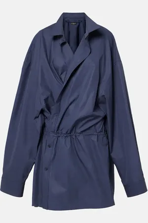Balenciaga Cotton poplin shirt dress